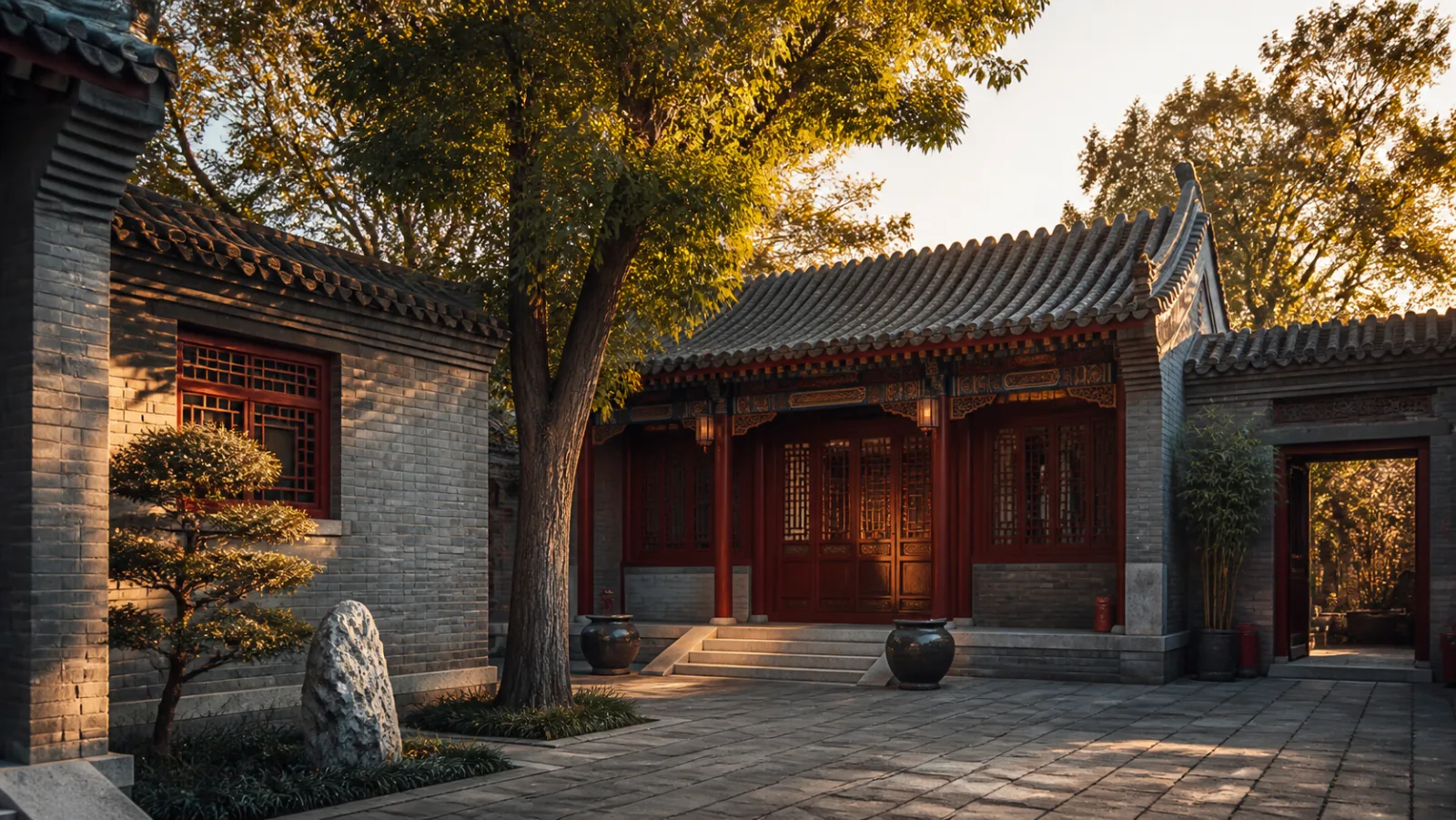 Traditional Beijing courtyard residence